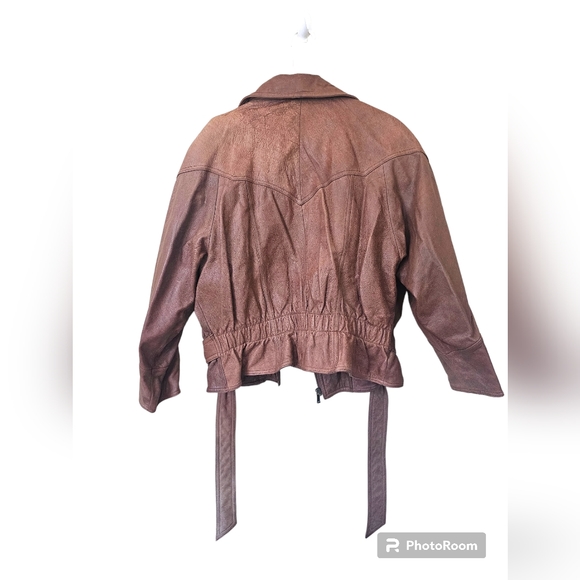 Vintage Adventure Bound Originals Wilsons Leather Jacket Brown Men’s Size Large - Picture 2 of 6
